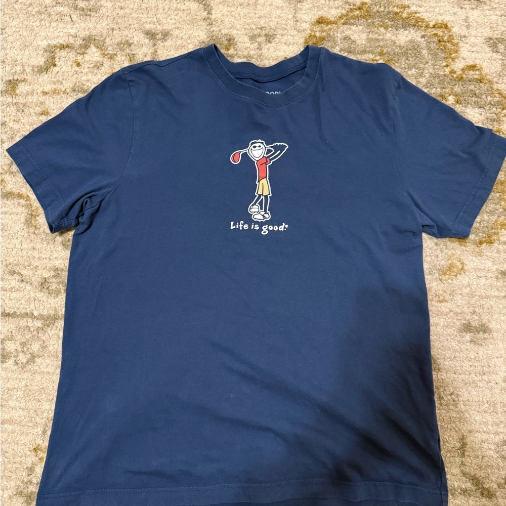 Life Is Good Navy Golf Tee ⛳️🏌🏼